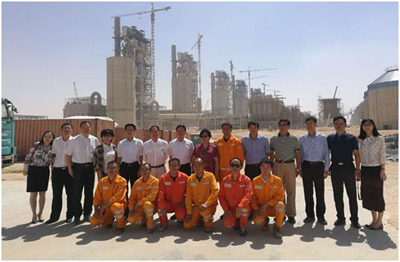 Visit to GOE Beni Suef Project by Outside Directors of CNBM